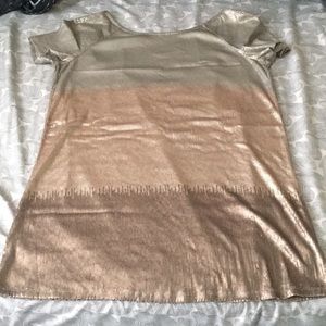 FREE PEOPLE metallic mini dress